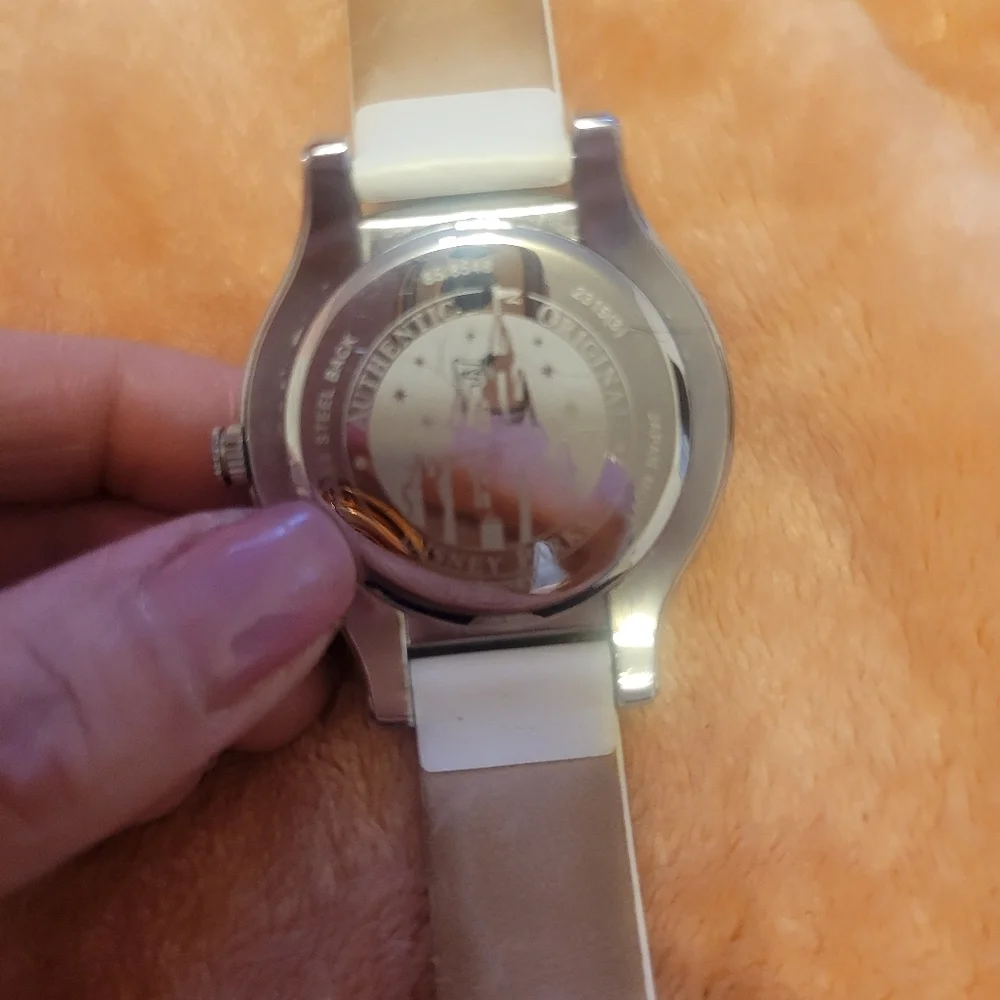 Mickey Mouse Parks Cram‎ Color Vintage Watch with Enamel Detail EUC